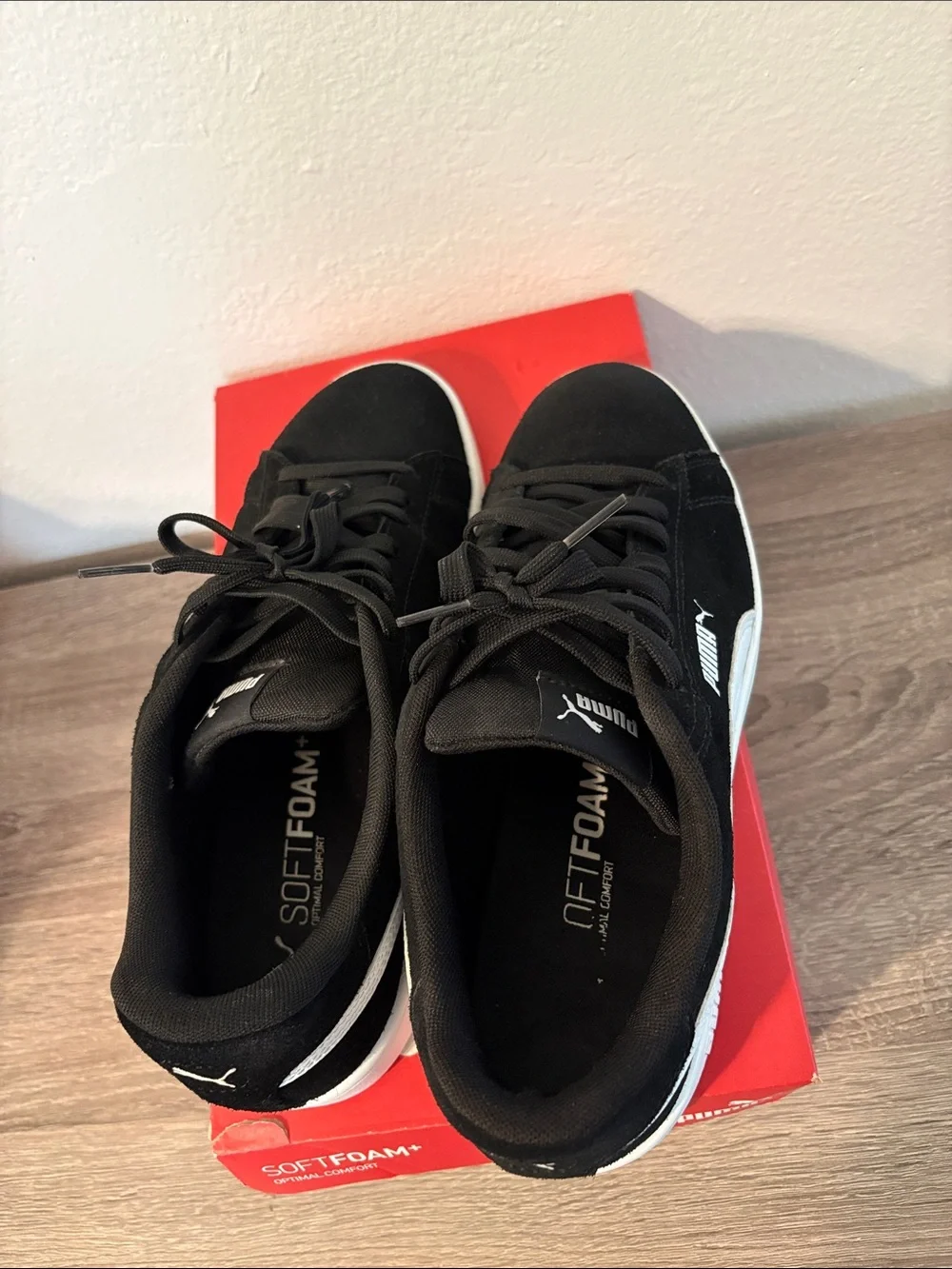 Puma Black & White Men's Low-Top Sneakers